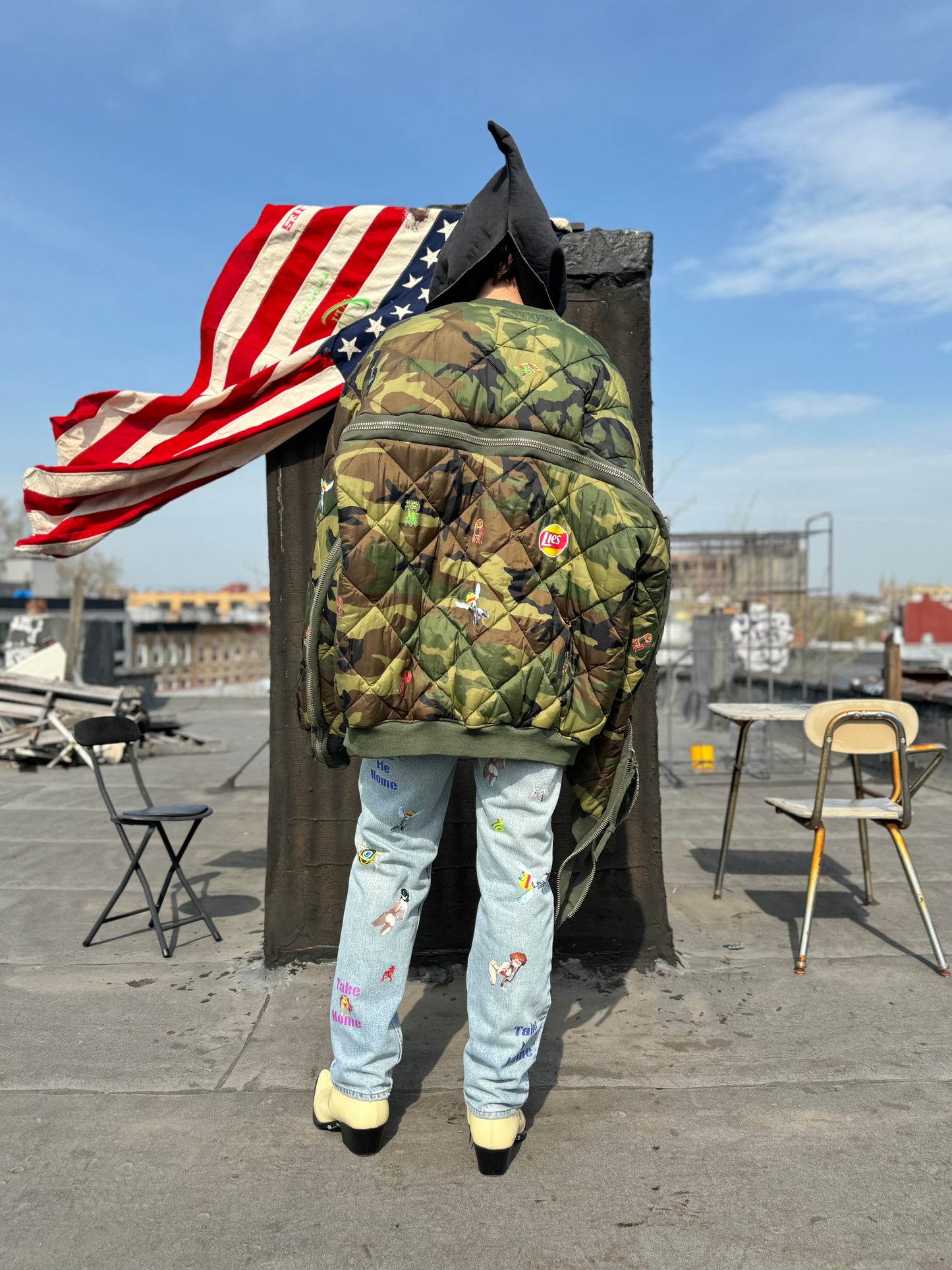 7xL state property camo bomber (collection 2)