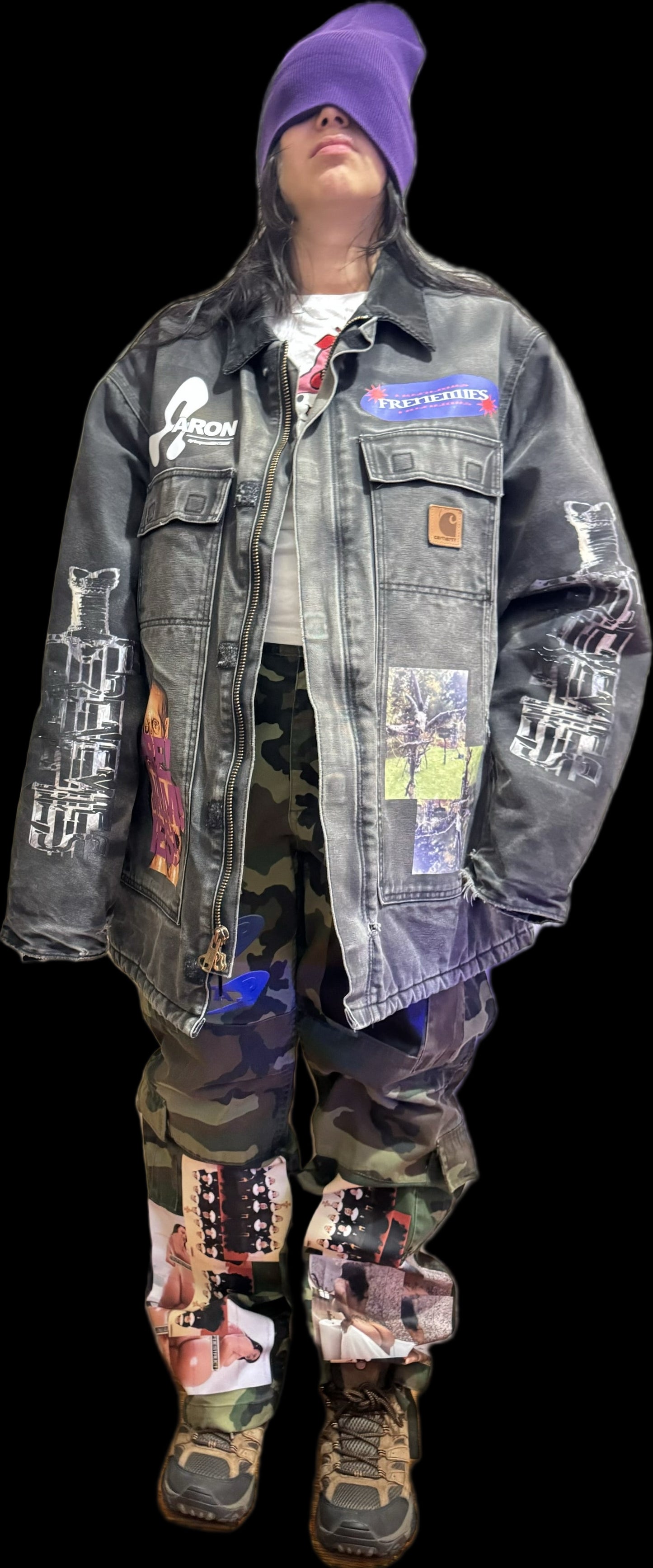 Raw Sex cross 6 pocket camo cargos (size 35 x 30)(2025 release)