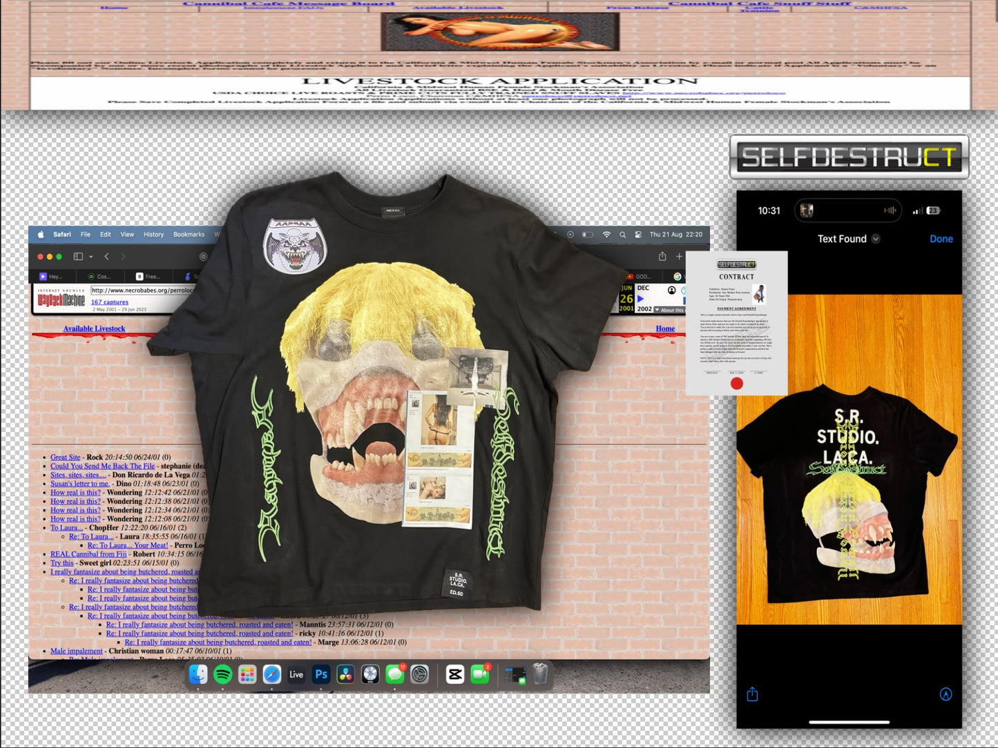 Lustful nights over Sr tee (Selfdestruct drop)