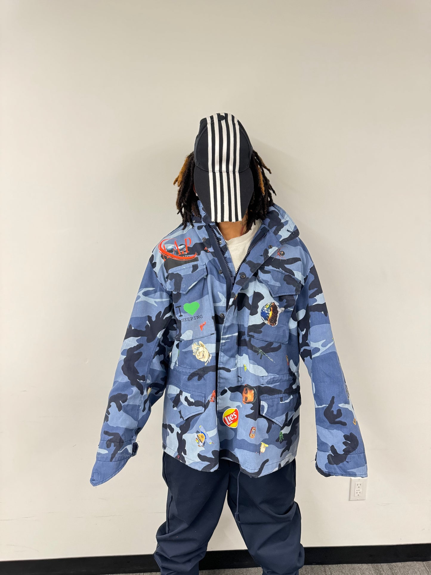 M-65 "Lies" blue camo field jacket(collection 2) (2025)