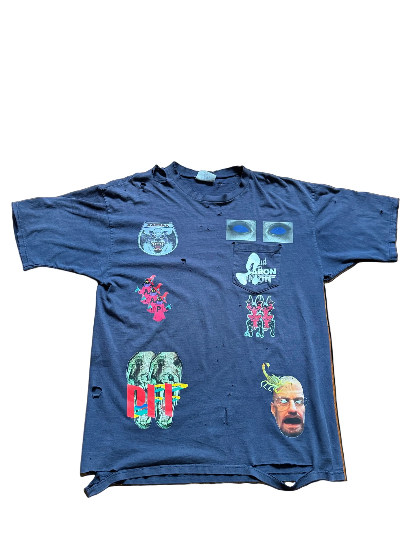 A.A.P thrashed faded tee (never released)