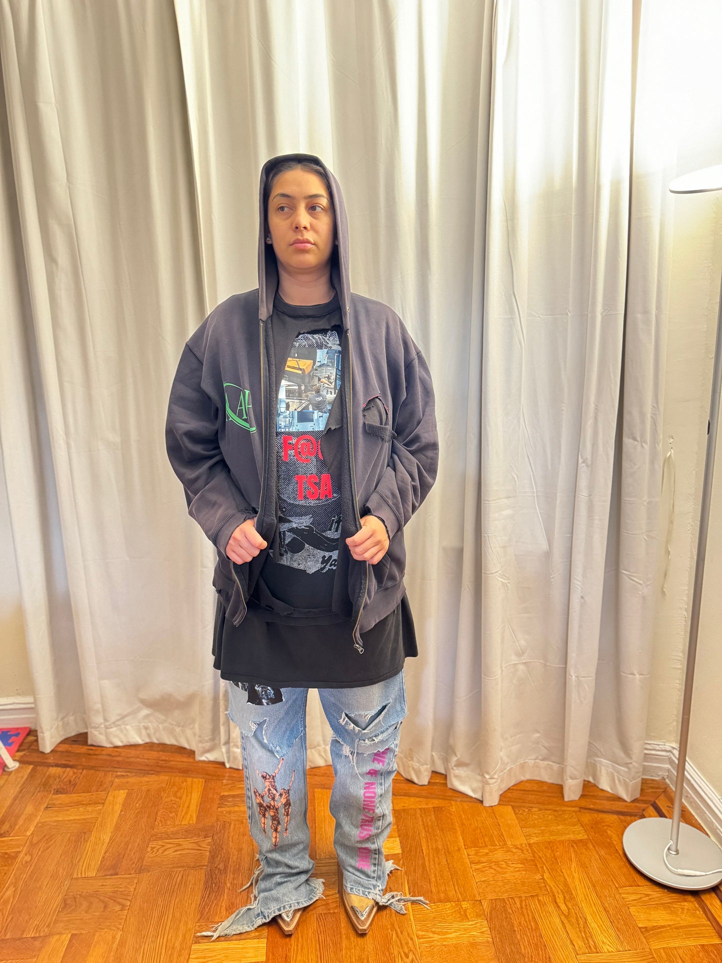 F@ck TSA 3 layer tee (One of None collection) (2024)