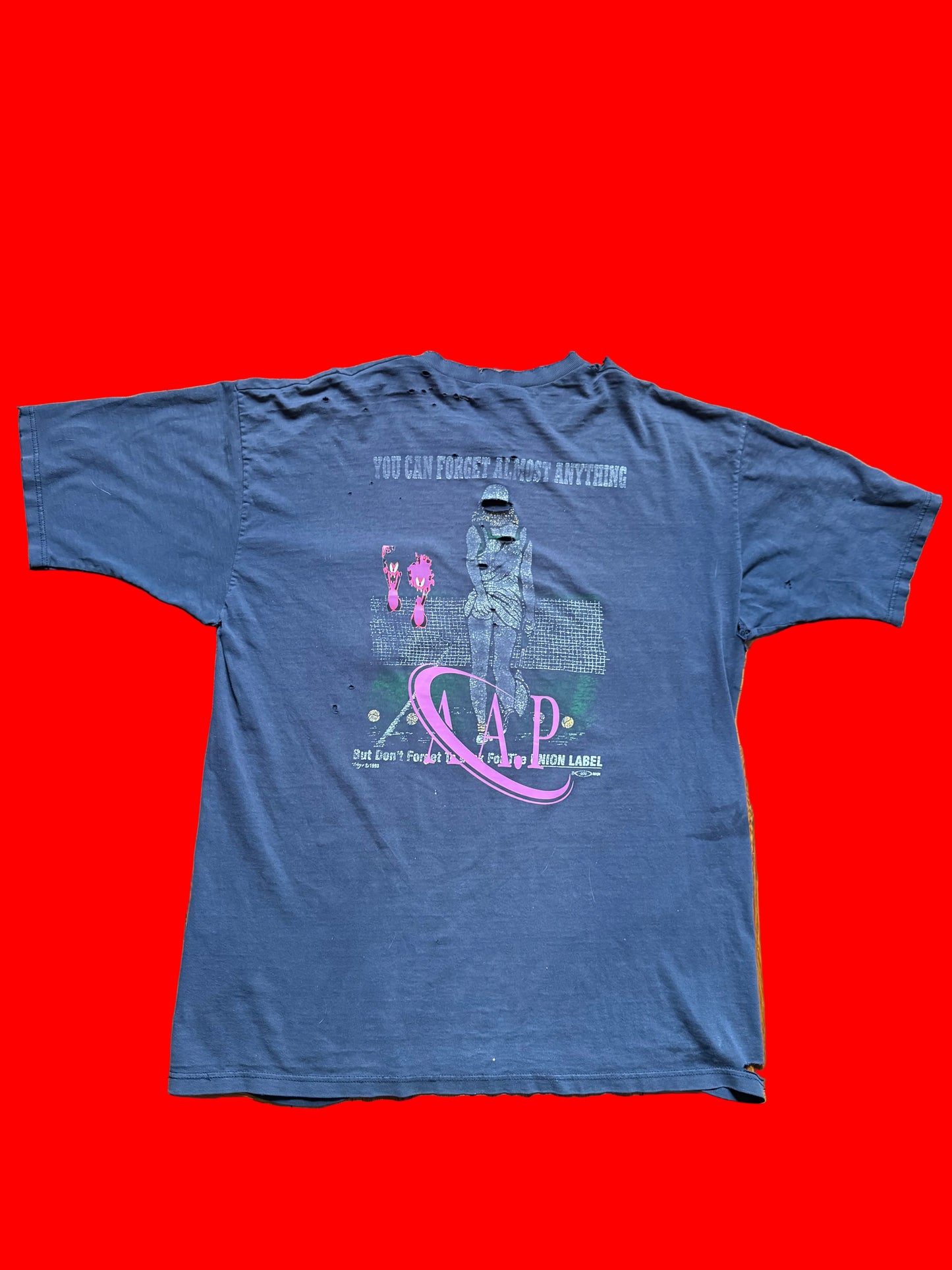 A.A.P thrashed faded tee (never released)
