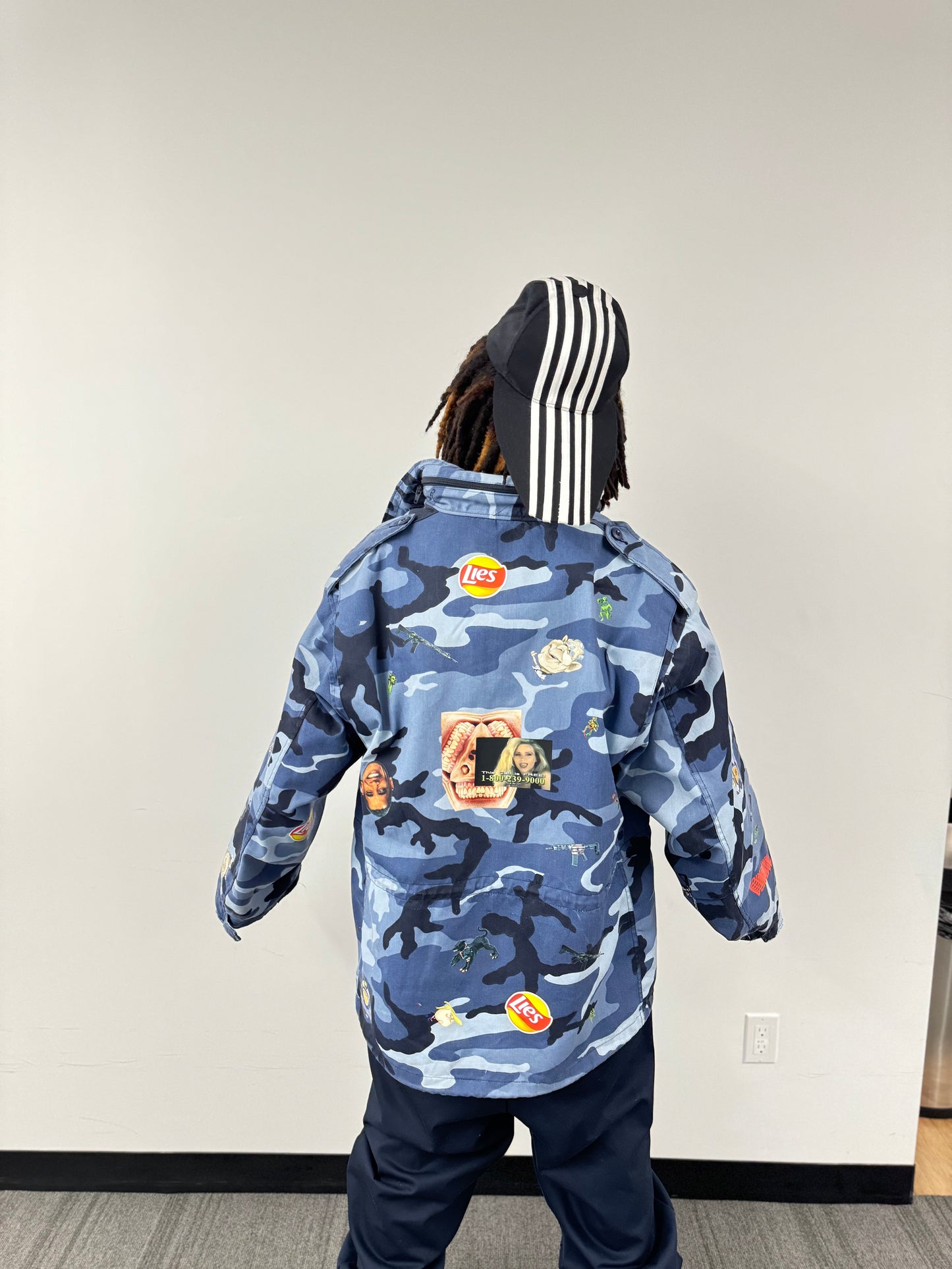 M-65 "Lies" blue camo field jacket(collection 2) (2025)