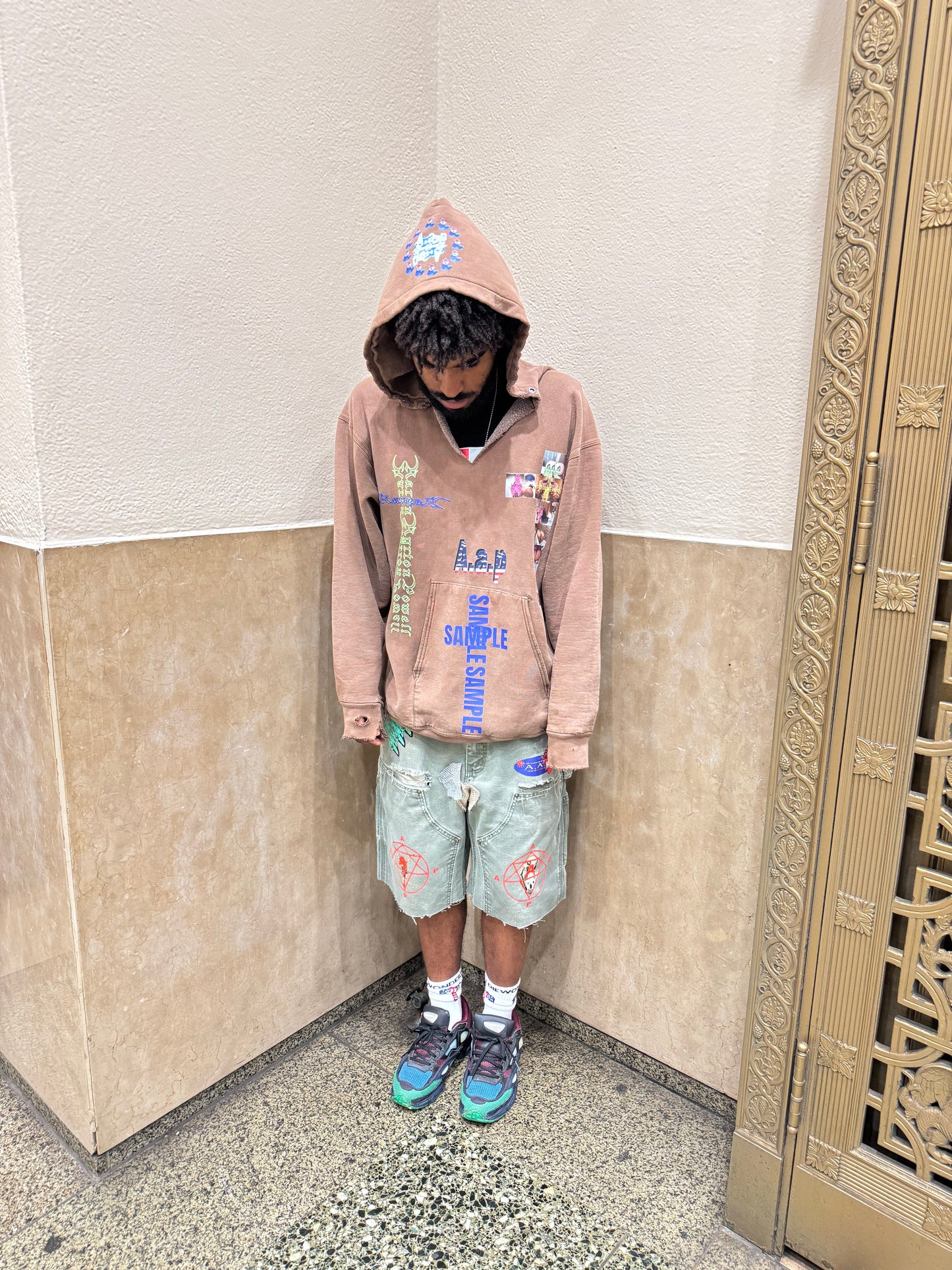 AAP Triple cross Carhartt hoodie (Sample)