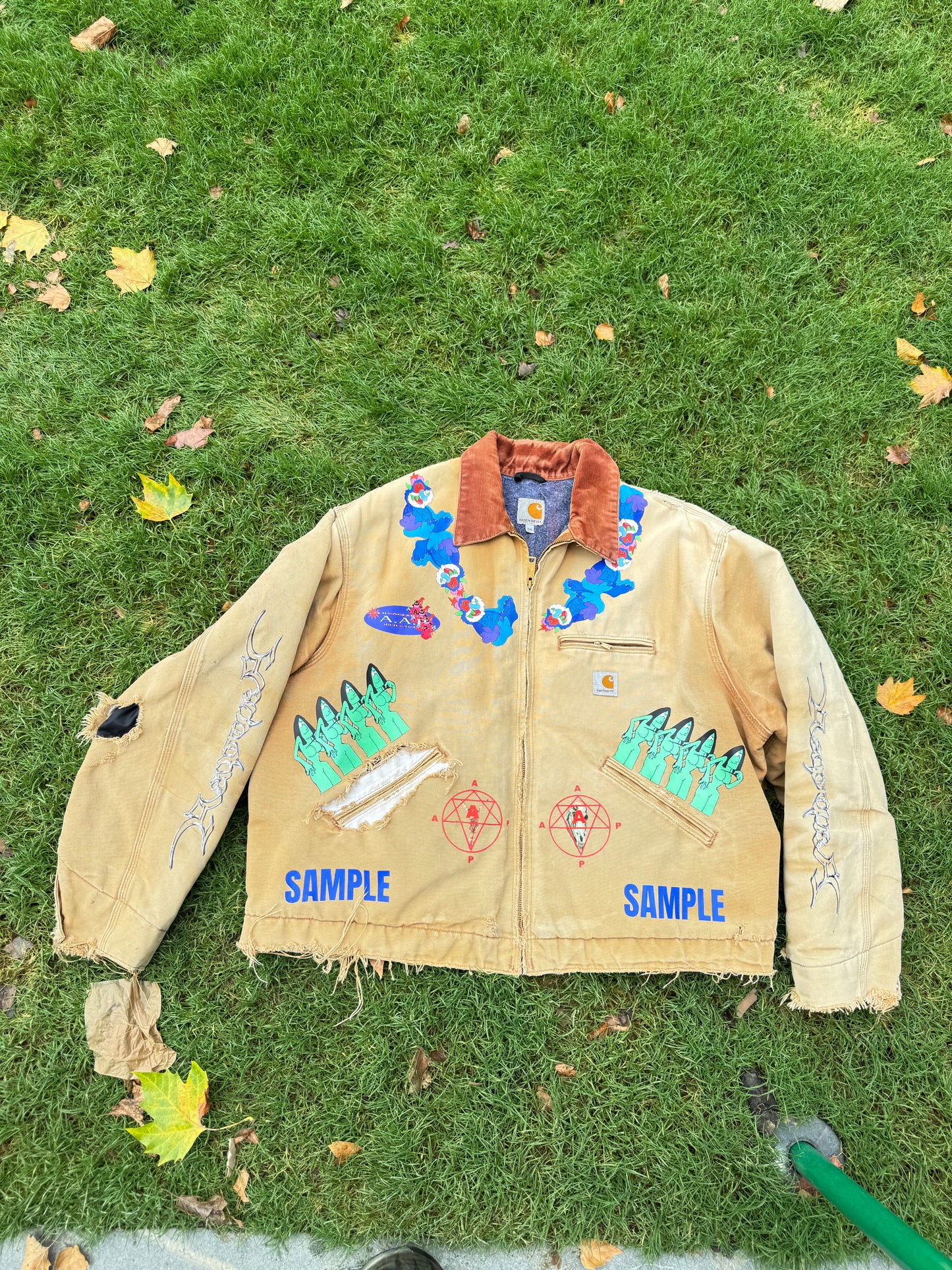 AAP Agenda distressed Carhartt Detroit jacket (Sample)