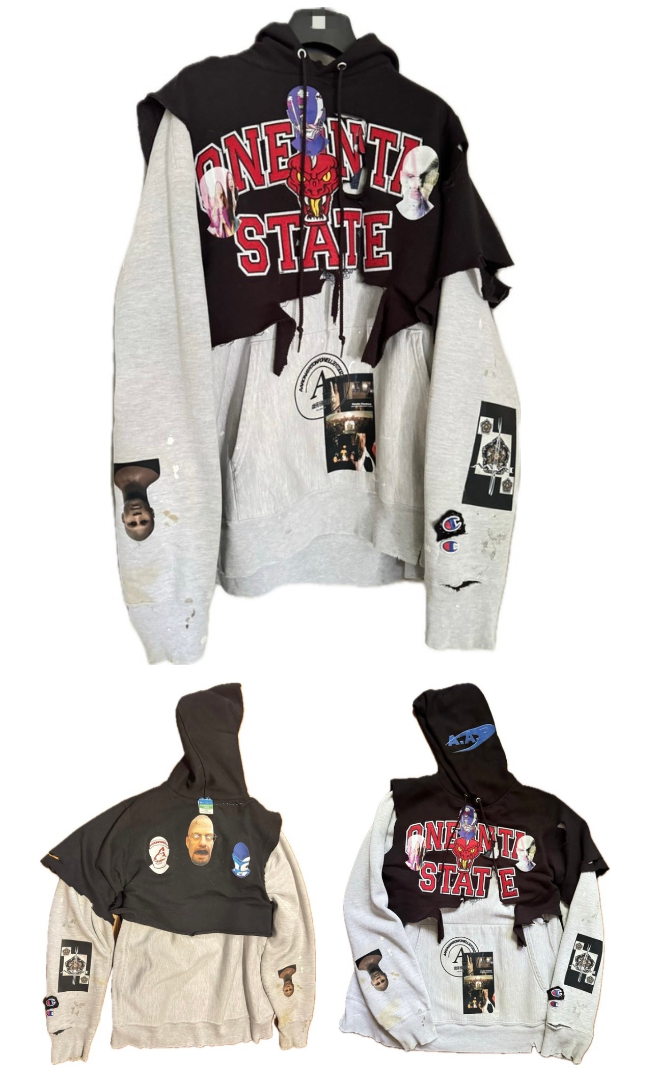Deconstructed layered hoodie (E.H.N.IA summer2025)