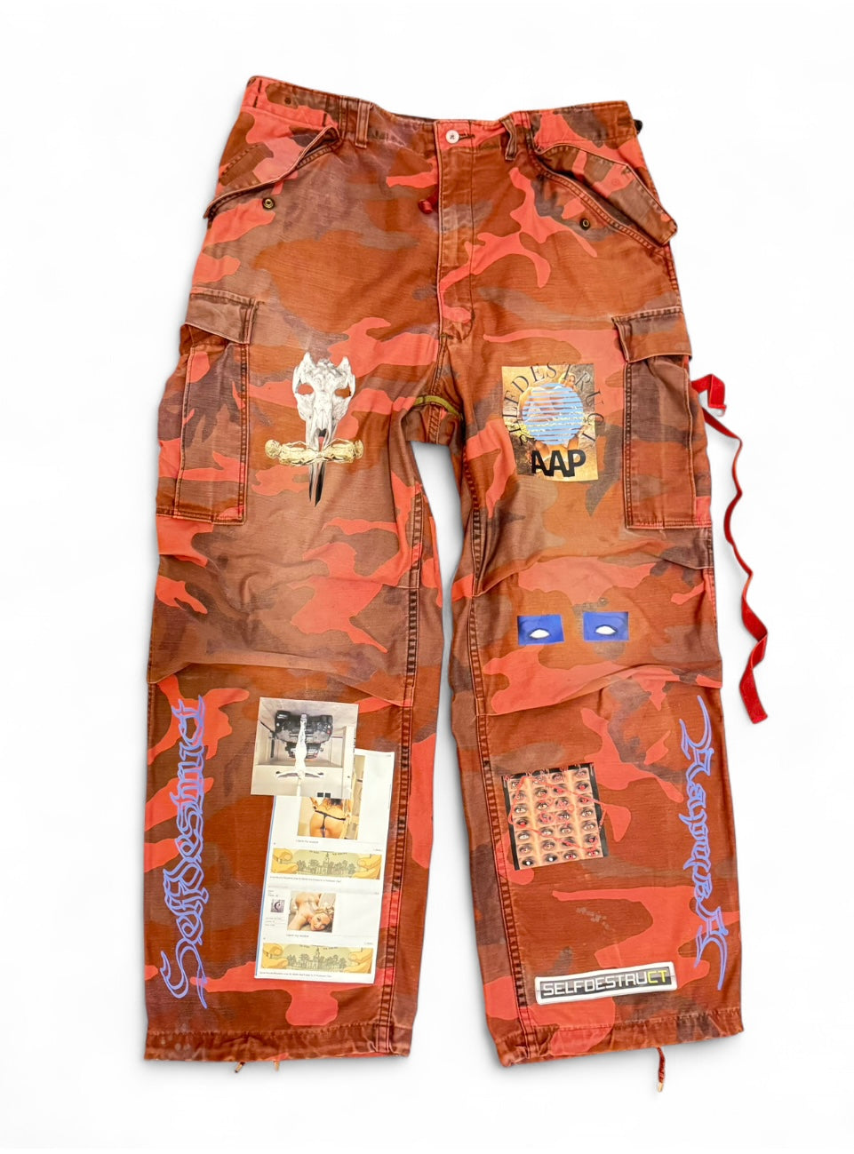 Selfdestruct red camo [sample] 34x27