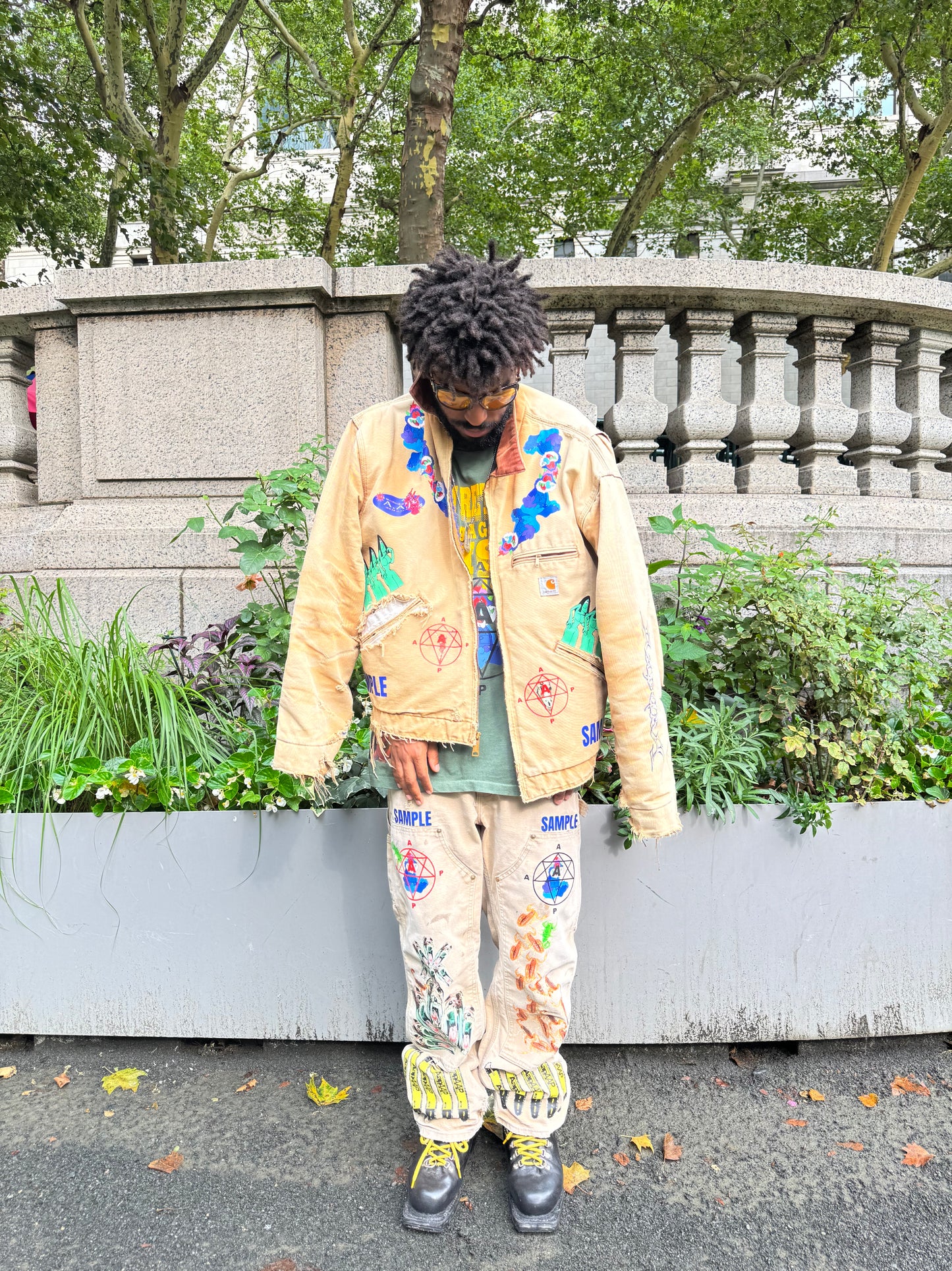 AAP Agenda distressed Carhartt Detroit jacket (Sample)
