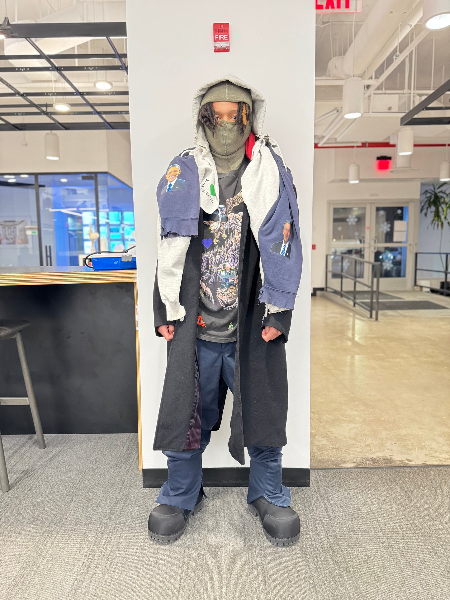 Double sided hooded scarf(collection 2)(2025)