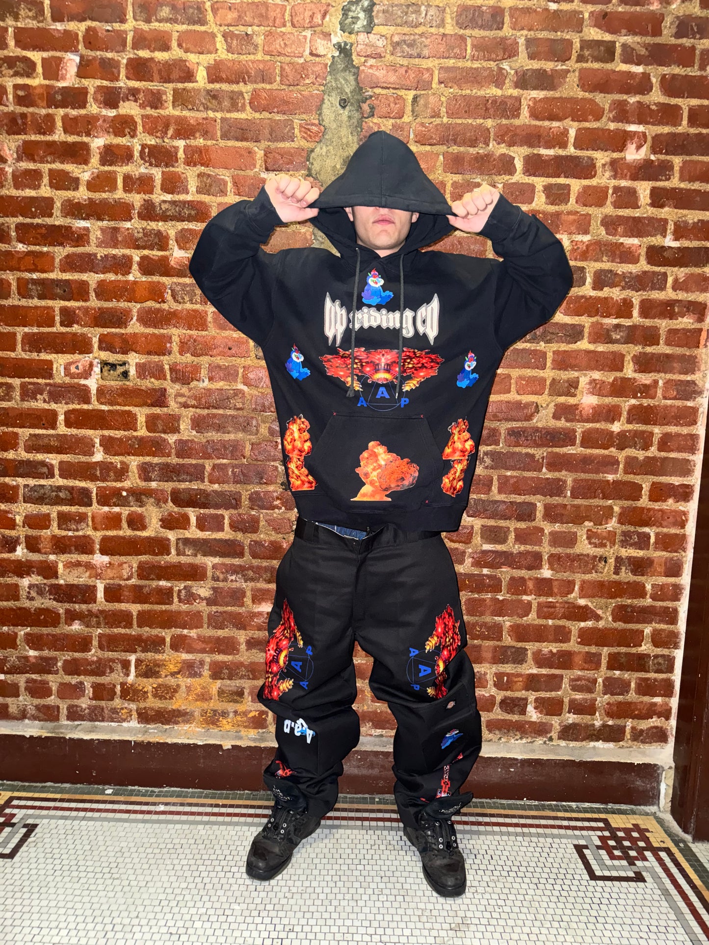 AAP soldiers vintage Ocean Pacific hoodie