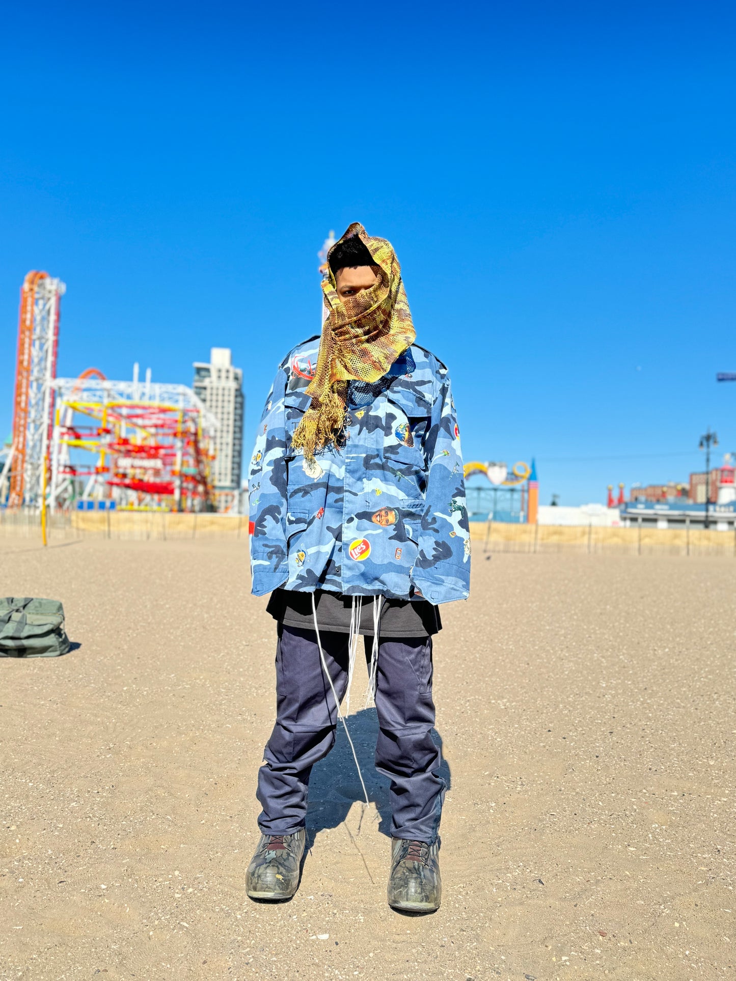 M-65 "Lies" blue camo field jacket(collection 2) (2025)