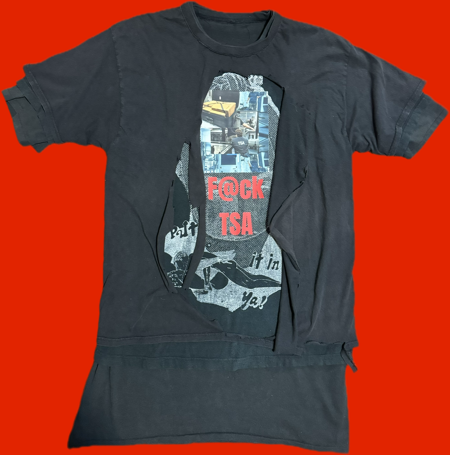 F@ck TSA 3 layer tee (One of None collection) (2024)